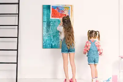 Magnetna ploča za crtanje motiv morske plaže