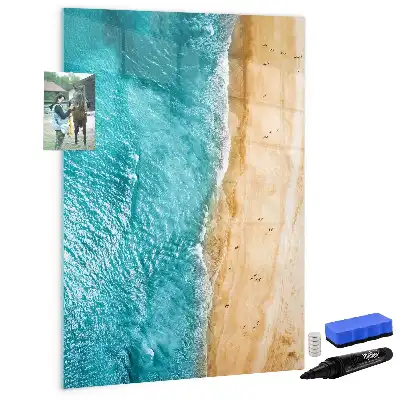 Magnetna ploča za crtanje motiv morske plaže