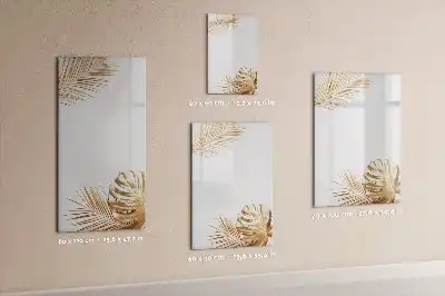 Magnetna ploča za pisanje zlatno lišće