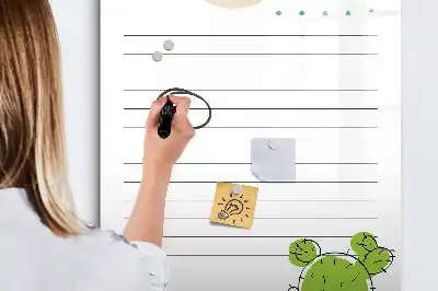 Magnetna ploča za pisanje popis zadataka