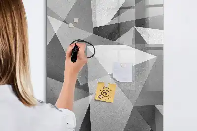 Magnetna ploča za pisanje motiva geometrijska apstrakcija