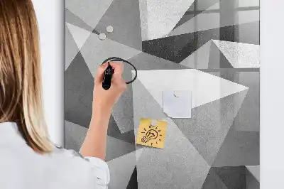 Magnetna ploča za pisanje motiva geometrijska apstrakcija