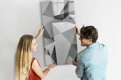 Magnetna ploča za pisanje motiva geometrijska apstrakcija