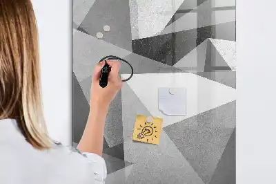 Magnetna ploča za pisanje motiva geometrijska apstrakcija