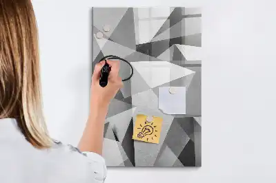 Magnetna ploča za pisanje motiva geometrijska apstrakcija