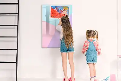 Magnetna ploča za crtanje pastelni uzorak