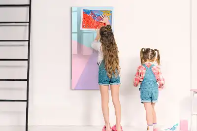Magnetna ploča za crtanje pastelni uzorak