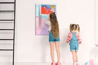 Magnetna ploča za crtanje pastelni uzorak