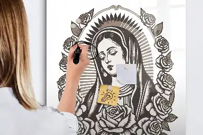 Magnetna ploča za pisanje s motivom Gospe od Guadalupe