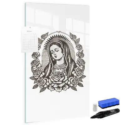 Magnetna ploča za pisanje s motivom Gospe od Guadalupe