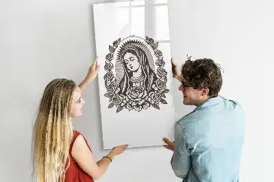 Magnetna ploča za pisanje s motivom Gospe od Guadalupe