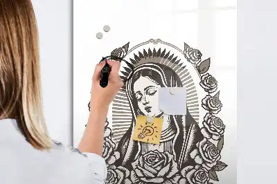 Magnetna ploča za pisanje s motivom Gospe od Guadalupe