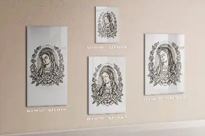Magnetna ploča za pisanje s motivom Gospe od Guadalupe