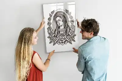 Magnetna ploča za pisanje s motivom Gospe od Guadalupe
