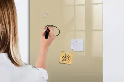 Magnetna ploča za pisanje bež boje