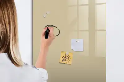Magnetna ploča za pisanje bež boje
