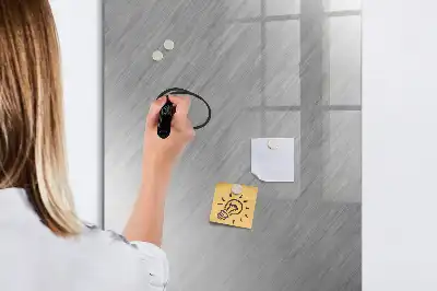 Magnetna ploča za pisanje metalni sjaj