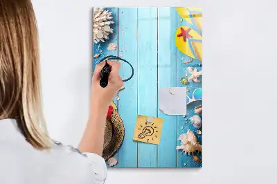 Komplet za plažu s magnetnom pločom za crtanje