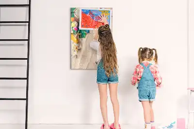 Magnetna ploča za pisanje motivi pješčane plaže