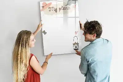 Magnetna ploča za crtanje moji planovi