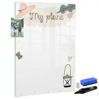 Magnetna ploča za crtanje moji planovi