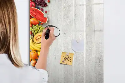 Magnetna ploča za crtanje motivi povrća na drvu