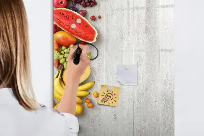 Magnetna ploča za crtanje motivi povrća na drvu