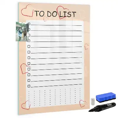 Magnetna ploča za crtanje s motivom popisa zadataka