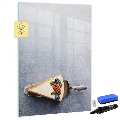 Magnetna ploča za pisanje u obliku komada torte
