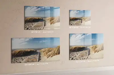 Magnetna ploča za pisanje motiv pogled na plažu