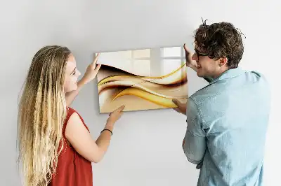 Magnetna ploča za pisanje motiva apstrakcije valova