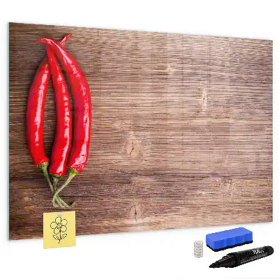 Magnetna ploča za pisanje paprika