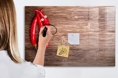 Magnetna ploča za pisanje paprika