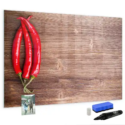 Magnetna ploča za pisanje paprika