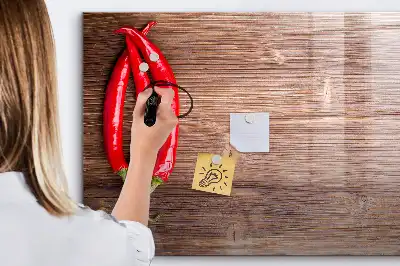 Magnetna ploča za pisanje paprika