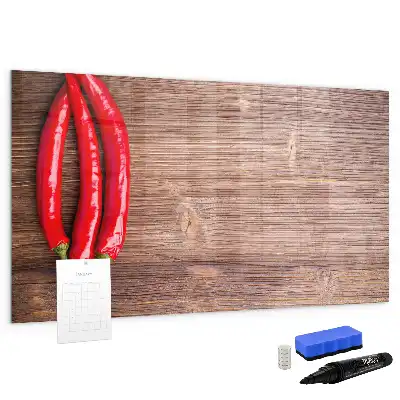 Magnetna ploča za pisanje paprika