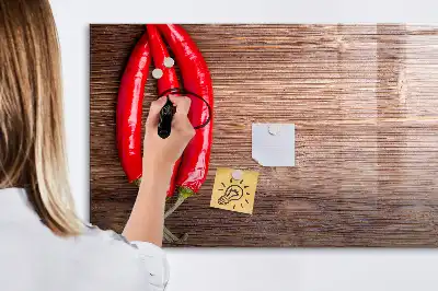 Magnetna ploča za pisanje paprika