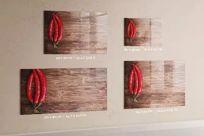 Magnetna ploča za pisanje paprika