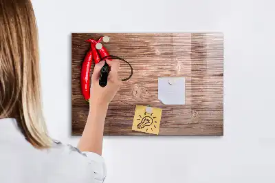 Magnetna ploča za pisanje paprika