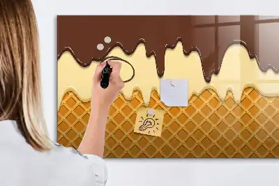 Magnetna ploča za pisanje u obliku sladoleda