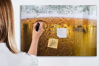 Magnetna suhobrisiva ploča vrč za pivo