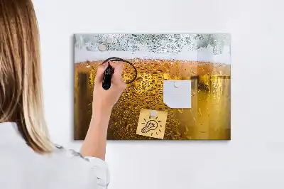 Magnetna suhobrisiva ploča vrč za pivo