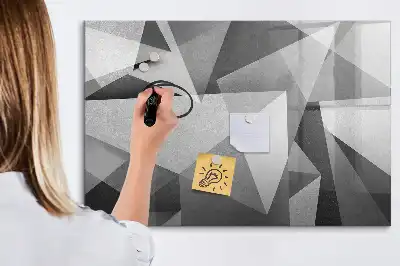 Magnetna ploča za pisanje motiva 3D apstrakcije