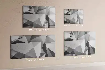Magnetna ploča za pisanje motiva 3D apstrakcije