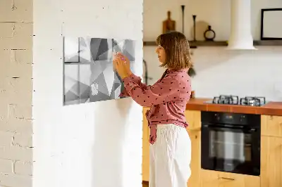Magnetna ploča za pisanje motiva 3D apstrakcije