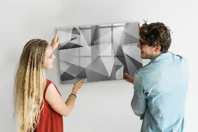 Magnetna ploča za pisanje motiva 3D apstrakcije