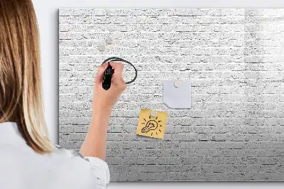 Magnetna suhobrisiva ploča uz motiv zida od cigle
