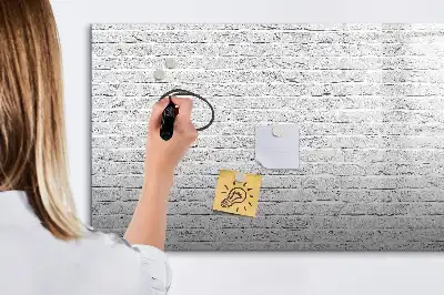 Magnetna suhobrisiva ploča uz motiv zida od cigle