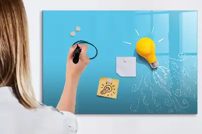 Magnetna suhobrisiva ploča s motivom žarulje