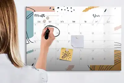 Magnetna suhobrisiva ploča poslovni organizator
